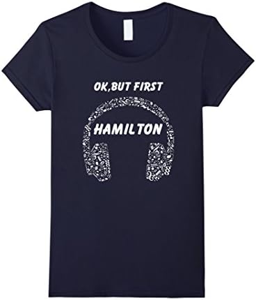Womens OK, BUT FIRST HAMILTON Ear Phones Medium Navy