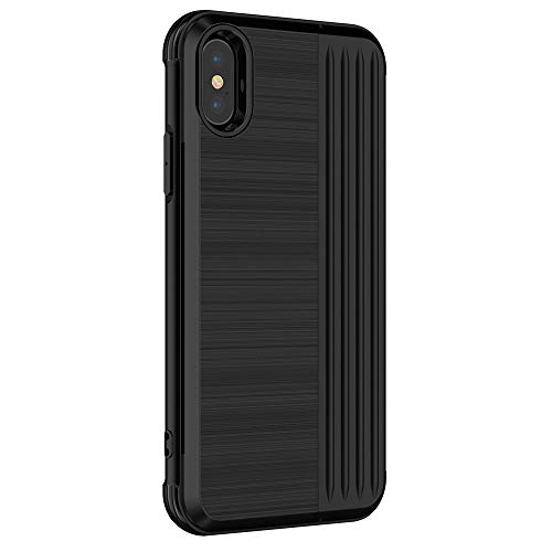 Expxon Luxury Credit Card Slot Wallet Cover Stand Holder Armor Phone Protective Case Compatible iPhone Xs/iPhone Xs Max/iPhone XR