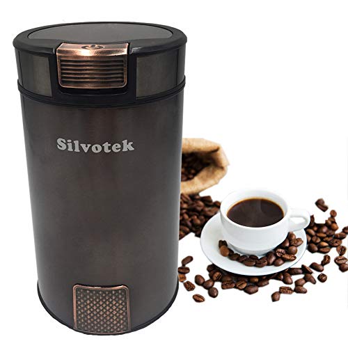Elektrische Kaffeemühle - 200W Kaffeemühle Edelstahl Elektrische mit 70g Kapazität,Lebensmittelqualität…