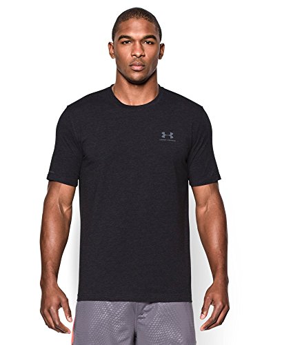 UPC 888376043797, Under Armour Men&#39;s Charged Cotton Sportstyle T-Shirt, Black/Steel, X-Large