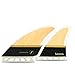 Futures Fins - Controller HC Quad - Bamboo/Brown