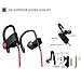 Earfly Bluetooth Headphones V 4.1 Wireless Stereo Bluetooth Earphones In-Ear Sport Running Earbuds Built in MIC with Noise Cancelling for Sweatproof for Smartphones Bluetooth Devices