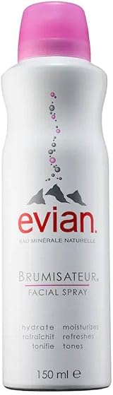 Evian Brumisateur Facial Spray 150ml - Hydration Makeup Fix Freshness Pure Skin