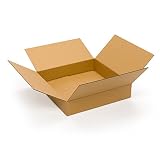 Pratt PRA0230 Corrugated Standard Cymbals Storage Box, 40 ECT C Flute Single Wall, Kraft, 26L x 26W x 6D (Pack of 10)