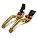 Brake Clutch Levers Fits GROM MSX125 2014-2018 CBR500R 2013-2018 CBR250R 2011-2013 CBR300R 2014-2017 Gold