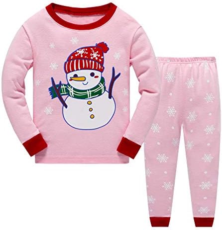 Garsumiss Boys Girls Christmas Pyjamas Set Kids Xmas Pjs Sleepwear Toddler Santa Clothes Unisex Winter Nightwear
