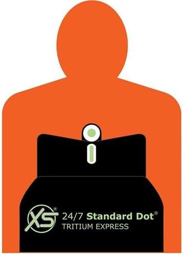 XS Sights 24/7 Standard Dot Tritium Express Sight Set for Beretta 92 Vertec and 92A1 Pistol, Includes Tritium Front/Rear Sights