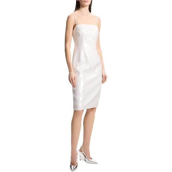 Slip Dress with Clear Bead Hotfix by Alexander Wang