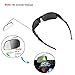 Bike Eye Glasses Rearview Mirror, 1Pcs Lightweight Biking Winter Mirrors Clear Mountain Bicycle Helmet Rear Mirrors for Cycling, Hiking, Bike Accessories, Black and Silver