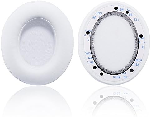 Bingle Replacement Ear Pads for Beats Studio / Studio2.0 - Protein Leather Memory Foam Ear Cushion Pads Earpads Ear Cups for Beats Studio 2.0 Wired/Studio 2.0 Wireless B0500 / B0501 (1Pair White)