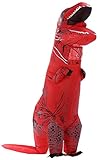 Perfect Jurassic park dinosaur giant t-rex dinosaur inflatable costumes for Adults Red CS