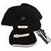 GIANCOMICS Roman Cosplay Knight Helmet Visor Knit Beanie Hat Winter Mask Cap Black