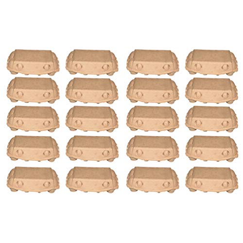 Cabilock Eierkartons Papierzellstoff Eierpappen Eierhöcker Eierlagen Eierschachteln Eierhalter Eier Aufbewahrungsbox mit…