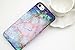 Iphone 7 Case, IiEXCEL Marble Design, IMD Frosted Series Colorful Gem Blue Opal Pattern Anti-scratch Thin Soft TPU Case for Apple Iphone 7 [4.7 inch Display] [ Blue Opal ]