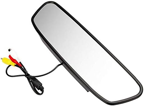 Acamptar 4 3インチ車のhdバックミラーモニター自動駐車アシストledバック背面図 カメラ 注目ブランド