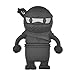 AreTop Flash Drive Cute 32GB, USB2.0 Cute Cartoon Miniature Ninja Shape Thumb Drive Memory Stick Pen Drive Storage Gift for School Students Kids Children Boys