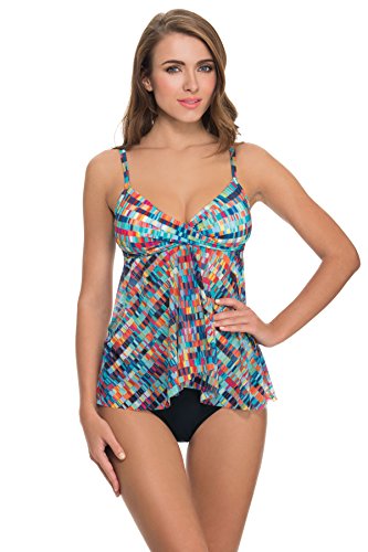 Profile by Gottex Women's Matrix Classic Bra Tankini Top