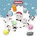 Manaror Christmas Advent Calendar,24 Mochi Cute Squishies Including Santa Different Surprise Every Day,Non-Toxic and Reusable-Great Sensory