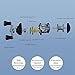 Docooler 10BB 6.3:1 Left/Right Hand Bait Casting Fishing Reel 9Ball Bearings + One-way Clutch High Speed (Black-Left)