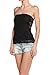 TheMogan Women's Stretch Lace Bandeau Tube Top Fashion Strapless Semi Sheer Tank