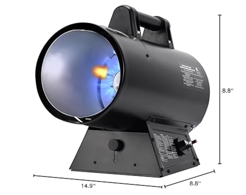 Uthfy 85,000 BTU Forced Air Heater, Portable Forced Air Propane