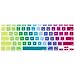 MOSISO Protective Pattern Keyboard Cover Skin Compatible with MacBook Air 11 inch (Models: A1370 & A1465), Blue & Pink
