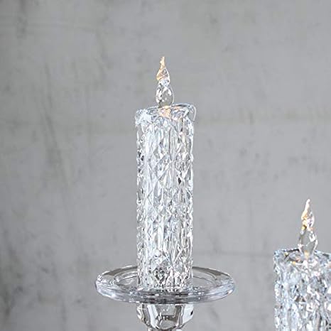 Amazon Co Jp アクリルダイヤモンドキャンドル ｍサイズ 6741 Ledライト ろうそく 蝋燭 ローソク 飾り 装飾 デコレーション 雑貨 ディスプレイ おしゃれ クリスマス Xmas Christmas 電池式 ホーム キッチン