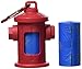 OUT! Fire Hydrant Style Dog Waste Bag Dispenser with 30 Refill Bags
