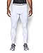 Under Armour Men's HeatGear Armour Printed Compression Leggings, White/Steel, XX-Large