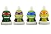 good2grow spill-proof bottle toppers 4-pack, TMNT- Raph, Donnie, Leo & Mikey