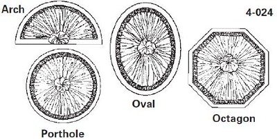 Graber Crystal Clear Specialty Window Shape Curtain Rod Kit, Up to 92-Inches