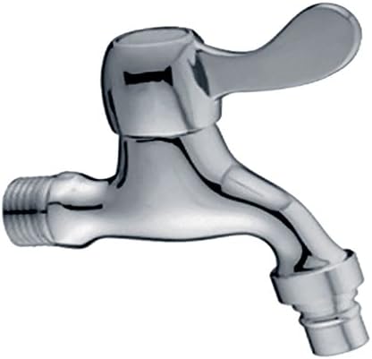 Blesiya Stainless Steel Wall Mounted Faucet Cold Water Bathroom Lavatory Sink Bathtub Single Handle Taps Washing Machine Garden Faucet