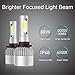 9006/HB4 LED Headlight Bulbs, ONEWELL 60W 6000K 6000LM Extremely Bright Xenon White-Advanced COB Chips Low Beam/Fog Light Bulbs Conversion Kit, 2-YEAR WARRANTY(Pack of 2)