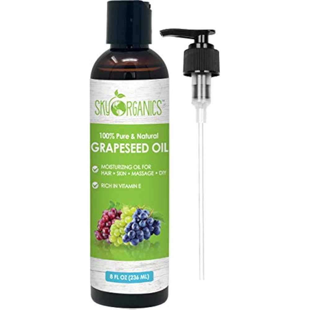 Grapeseed Oil By 100 Pure, Natural & ColdPressed Ideal For Massage, And E 647356291104 eBay