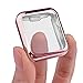 Apple Watch case, iiteeology Electroplate Slim Case with Screen Protector for Apple Watch Series 1 (38mm Rose Gold)