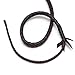 bekinky Premium Microfiber Leather Bull Whip, 8 Foot 8 Plait Brown and Black Bullwhip, Luxurious Braided Horse Whip, Flogger