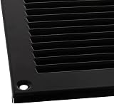EUROPLAST 300x150mm Black Metal Air Vent Grille Cover with Insect Mesh view 5