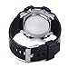 Aposon Mens Digital Sports Watch, Outdoor Military Army Shock Watches Cheap Electronic Mens Wrist Watch PU Band with LED Back Light Alarm Calendar Stopwatch 50M 164FT Waterproof Black