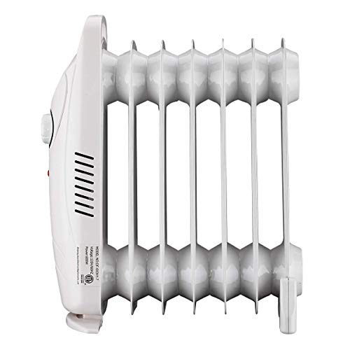 Homeleader Oil Filled Radiator Heater, Portable Overheating Protection Oil Heater, for Home and Office, White - Thumbnail 6