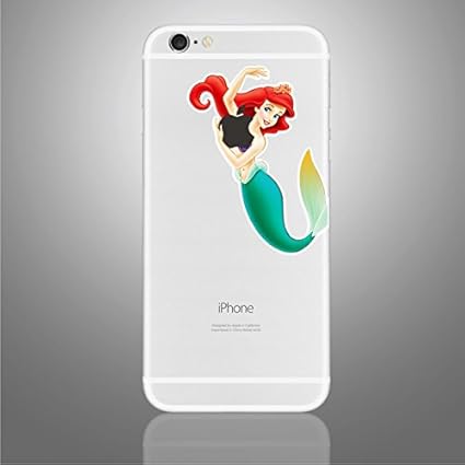 Amazon Co Jp Iphone6 アイフォン6 ステッカー ディズニー プリンセス マーメイド アリエル 並行輸入品 貼り付け日本語説明付き パソコン 周辺機器