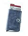 Secrid Mini Wallet Leather Vintage Blue, Rfid Safe Card Case (Blue)