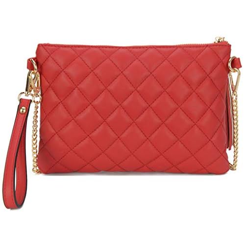 lola mae quilted crossbody bolsa