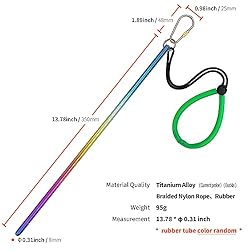 TiTo Titanium Scuba Diving 14''/35cm Titanium Alloy