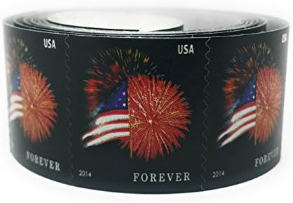 USPS Forever Flag Stamps Roll of 100 (Stamp Design May Vary) …