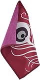 Toddy Gear Your Eminence Red 5 x 7 Inch Premium Microfiber Smart Cloth, for iPad and Touch Screen Cleaning  - Red/Purple, 15X7B1806