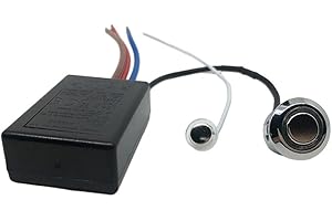 LD-600S 3-Way Touch Dimmer Switch for LED Lamps, 3-25W 120V ON/OFF Control, for Incandescent Bulbs, Black ABS