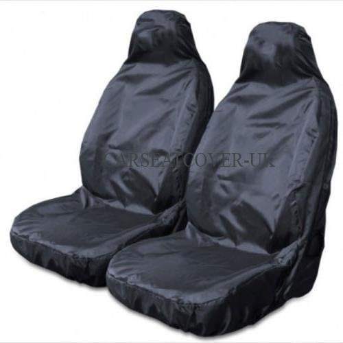 CarseatcoverUK Heavy Duty Black Waterproof Car Seat Covers/Protectors