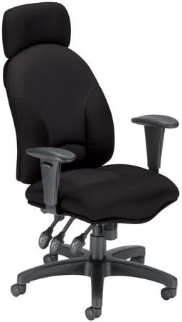 Influx Energize Aviator Armchair Seat W540xD450xH490-590mm Black Ref 11199-01Blk