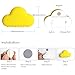 LED Night Lights for Kids Baby Nursery Infant Toddlers Nightlights Touch Sensor Portable Automatic Decorative Wall for Child Bedroom USB Charger White Yellow (yellow)