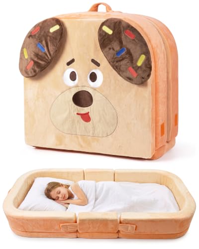 Foldable Toddler Bed, Portable Toddler Floor Bed for Home and Travel, High-Density